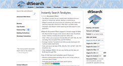 Desktop Screenshot of dtsearch.com