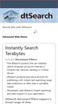 Mobile Screenshot of dtsearch.com