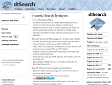 Tablet Screenshot of dtsearch.com