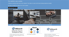Desktop Screenshot of dtsearch.co.uk